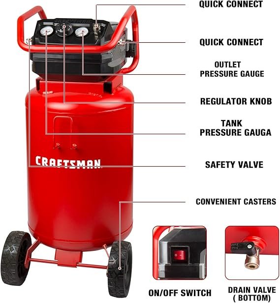 CRAFTSMAN-Compresor-20-galones-Max-175-PSI,-zoom-3